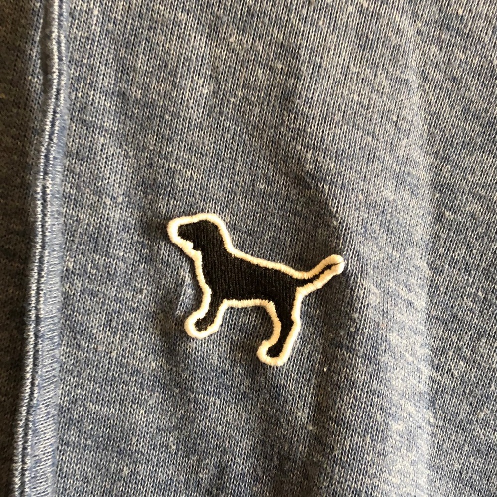 Pink blue loose hoodie